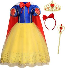 img 4 attached to 👑 HenzWorld Princess Costume Birthday Accessories: Unleash Your Inner Royalty!