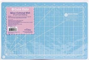 img 1 attached to Lori Holt STCM-5038 Cutting Mat: 5x8 Pink and Aqua - The Perfect Quilting Companion!