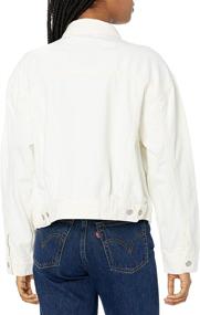 img 3 attached to 👚 Stylish Levis Oversized Utility Trucker Jackets - Trendy Women's Clothing for Coats, Jackets & Vests