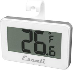 img 3 attached to Escali DHF1 Digital Refrigerator/Freezer Thermometer with Large LCD Display, -4/80F Degree Range, in White