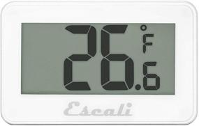 img 4 attached to Escali DHF1 Digital Refrigerator/Freezer Thermometer with Large LCD Display, -4/80F Degree Range, in White