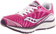 saucony kinvara running little citron girls' shoes logo