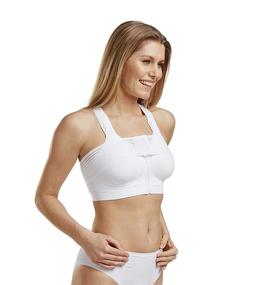 img 2 attached to CAREFIX 8113 White Implant Stabilizer Band by TYTEX - Support Band for Post-Surgery Breast Implants - Chest Compression Support Strap - Breast Augmentation Aid