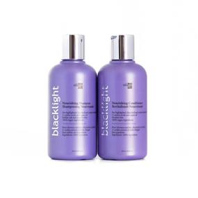 img 4 attached to Oligo Professionnel Blacklight Nourishing Shampoo and Conditioner Duo Bundle - 8.5 oz