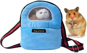 img 4 attached to Asoract Adjustable Shoulder Portable Breathable Small Animals