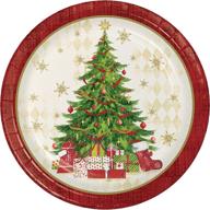 tasteful christmas plates napkins entertaining logo