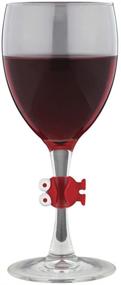 img 2 attached to MSC International Joie Wine Watchers: 6-Piece Set in Assorted Colors - Silicone Wine Accessories in Multicolor