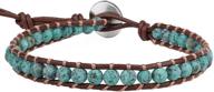 handwoven boys' jewelry: kelitch created turquoise bracelet, unique style and quality logo