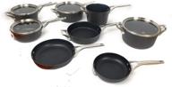 space-saving 12-piece calphalon premier hard anodized cookware set - efficient and convenient for every kitchen logo