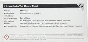 img 1 attached to Efficient Cleaning Solution: 3K2-PCFF5 Three Pack EZ Printer/Copier/Fax Cleaner Sheet (15) by Waffletechnology