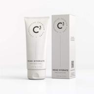 ❤️ c3 head hydrate: revitalizing and nourishing moisturizer for bald, shaved, and buzzed heads; sensitive skin face and scalp care for men and women logo