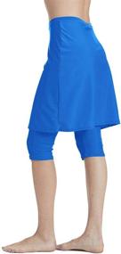 img 2 attached to 🩱 Seagoo Swim Skirt with Leggings: Stylish UV Protection Skirted Swimming Pants for Women