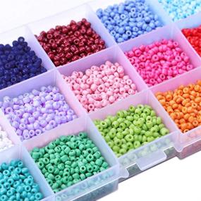 img 1 attached to TOUGS 9000Pcs Glass Seed Beads，3Mm