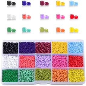 img 3 attached to TOUGS 9000Pcs Glass Seed Beads，3Mm