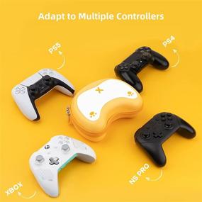 img 1 attached to GeekShare Cute Corgi PS5 Gaming Controller Case | Hard Shell Carry Case for Playstation 5, PS4, NS Pro, Xbox | Includes Cable Cord and Accessory Storage