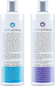 img 4 attached to Nourishing Shampoo and Conditioner Set for Natural Hair Growth - Sulfate Free, Vegan Formula, Promotes Thicker Hair and Vitamins Enrichment - Effective Hair Loss & Thinning Solutions - Suitable for Curly or Color Treated Hair - Ideal for Men and Women (16oz)