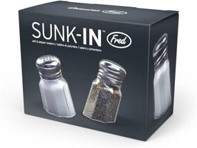 img 1 attached to 🧂 Genuine Fred SUNK-IN Salt & Pepper Shakers: Unforgettable Seasoning Experience