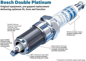 img 1 attached to Запчасти зажигания Bosch Double Platinum Spark дольше в заменяемых деталях