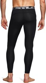 img 2 attached to 🏃 Versatile TSLA Compression Pants: Choose from 1, 2, or 3 Pack of Men's Cool Dry Athletic Running Tights with Pocket/Non-Pocket