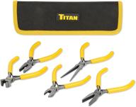 🔧 titan 18405 5-piece precision plier kit including protective case logo