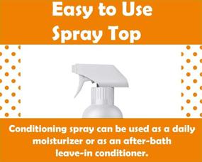 img 1 attached to 🥥 Natural Leave-in Conditioning Spray by Speak Pet Products - Moisturizing Coconut Papaya, 17oz