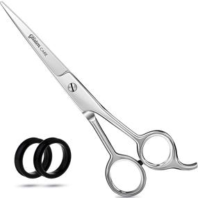 img 4 attached to ✂️ Glisten Care Professional Hair Cutting Scissors - Hairdressing Barber Shears for Salon, Men, Women, and Kids, 6.5 inch - Stainless Steel Hair Trimming Scissors