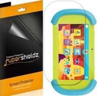 📱 supershieldz 3 pack: защитное стекло для экрана ematic pbs kids playtime pad 7 дюймов - матовая антивосковая и антиотпечательная защита логотип
