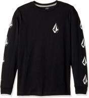 volcom deadly stone sleeve little boys' clothing and tops, tees & shirts logo