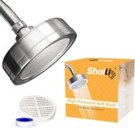 🚿 shaili shower head filter for hard water - chlorine and fluoride removal - filtered shower head with replacement filter cartridge - water purifier for filtered showers - universal shower system logo