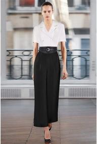 img 3 attached to Womens Cummerbund Leather Double Layered