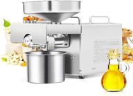 🔥 cgoldenwall 1500w commercial automatic oil press machine: industrial oil pressing machine for nuts and seeds with cold/hot press option. all stainless steel high-efficiency oil extractor ce certified (110v) логотип