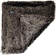 🐾 bessie and barnie frosted willow plush faux fur pet blanket - ultra soft and reversible (multiple sizes) logo