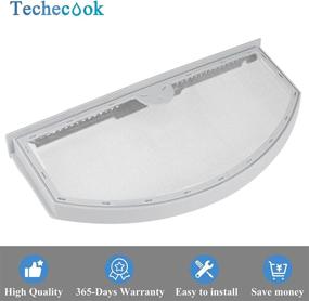 img 1 attached to 🔍 Techecook Dryer Lint Filter Assembly: Replacement for GE Hotpoint Dryer 4476390, AP6031713, PS11763056, EAP11763056