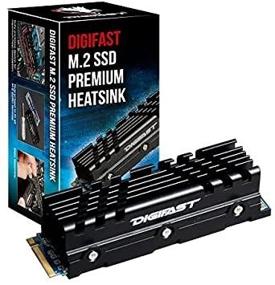 img 1 attached to 🖥️ Digifast M.2 2280 SSD Высокоэффективные тепловые трубы - Ebony