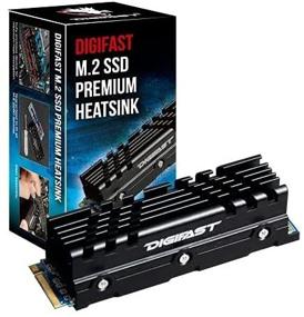 img 3 attached to 🖥️ Digifast M.2 2280 SSD High Performance Heatsink - Ebony