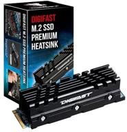 🖥️ digifast m.2 2280 ssd high performance heatsink - ebony logo