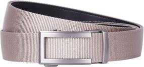 img 2 attached to Boys No Adjustable Leather Ratchet Buckle Men's Accessories for Belts