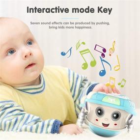 img 2 attached to 🎶 Детский музыкальный игрушечный кубок с огнями, звуками и песнями - Образовательная обучающая игрушка для мальчиков и девочек, 6-18 месяцев - Идеальный подарок для игр развития ребенка, 1-2 года