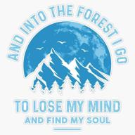 forest sticker laptop window bumper exterior accessories logo