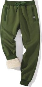 img 4 attached to Gihuo Sherpa Active Sweatpants Jogger Sports & Fitness and Team Sports