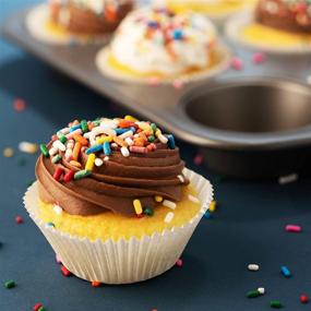 img 1 attached to 🧁 500-Pack Standard Size White Paper Baking Cups - Green Direct Cupcake Liners for Pans, Carriers, or Stands