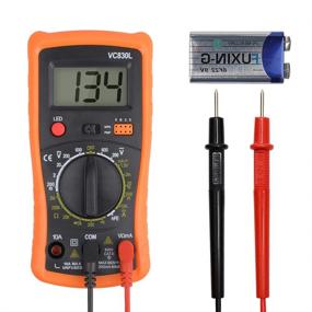 img 4 attached to 🔌 Compact Digital Multimeter Clamp Multimeters - Multi-Tester for Voltage, Current, Resistance, AC/DC, Diode Testing - Backlit LCD Display - Ideal for Home, Automotive, and Professional Electrical Measurements