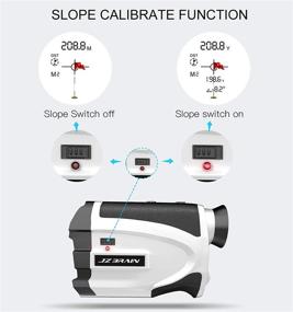 img 2 attached to 🏌️ JZBRAIN Golf Rangefinder: 1100 Yards Laser Range Finder with Slope and NX7 Magnification - Perfect for Target Shooting, Golfing, and Hunting