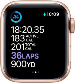 img 1 attached to 🎉 Renewed Apple Watch Series 6 (GPS, 40mm) - Gold Aluminum with Pink Sand Sport Band - Shop Now!