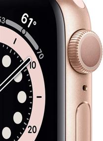 img 3 attached to 🎉 Renewed Apple Watch Series 6 (GPS, 40mm) - Gold Aluminum with Pink Sand Sport Band - Shop Now!
