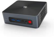 компьютер настольный beelink sei10 mini pc: intel 10-го поколения i3-10110u, 16 гб озу, 512 гб ssd, wifi 6, два дисплея, игровая и офисная настройка логотип