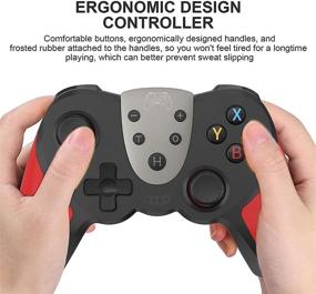 img 1 attached to 🎮 KINGEAR Wireless Pro Controller for Nintendo Switch Animal Crossing Games - Enhanced Gaming Experience with 6-Axis, Turbo, and NFC Features - Perfect Gift for Men