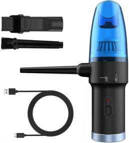 img 4 attached to 🌬️ Cordless Electric Air Duster - Air Blower & Vacuum Cleaner 2 in 1, Superior to Canned Air Spray Cleaner for Computer Keyboard Electronics, Handheld Mini Portable Car Vacuum with Enhanced SEO