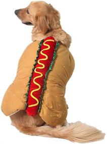 img 3 attached to 🌭 POPETPOP Hot Dog Pet Costume – Fun and Cozy Hoodie for Dogs and Cats, Ideal for Halloween, Christmas, Cosplay – Puppies and Kittens Apparel