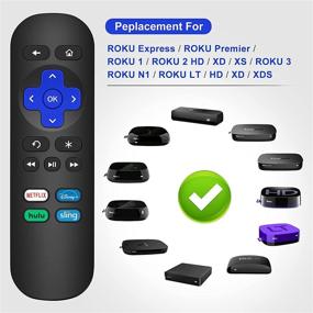 img 3 attached to 📱 Пульт ДУ OMAIC: Совместим с Roku 1, 2, 3, 4 HD LT XS XD Premier и Express (не для Roku Stream Stick и Roku TV)